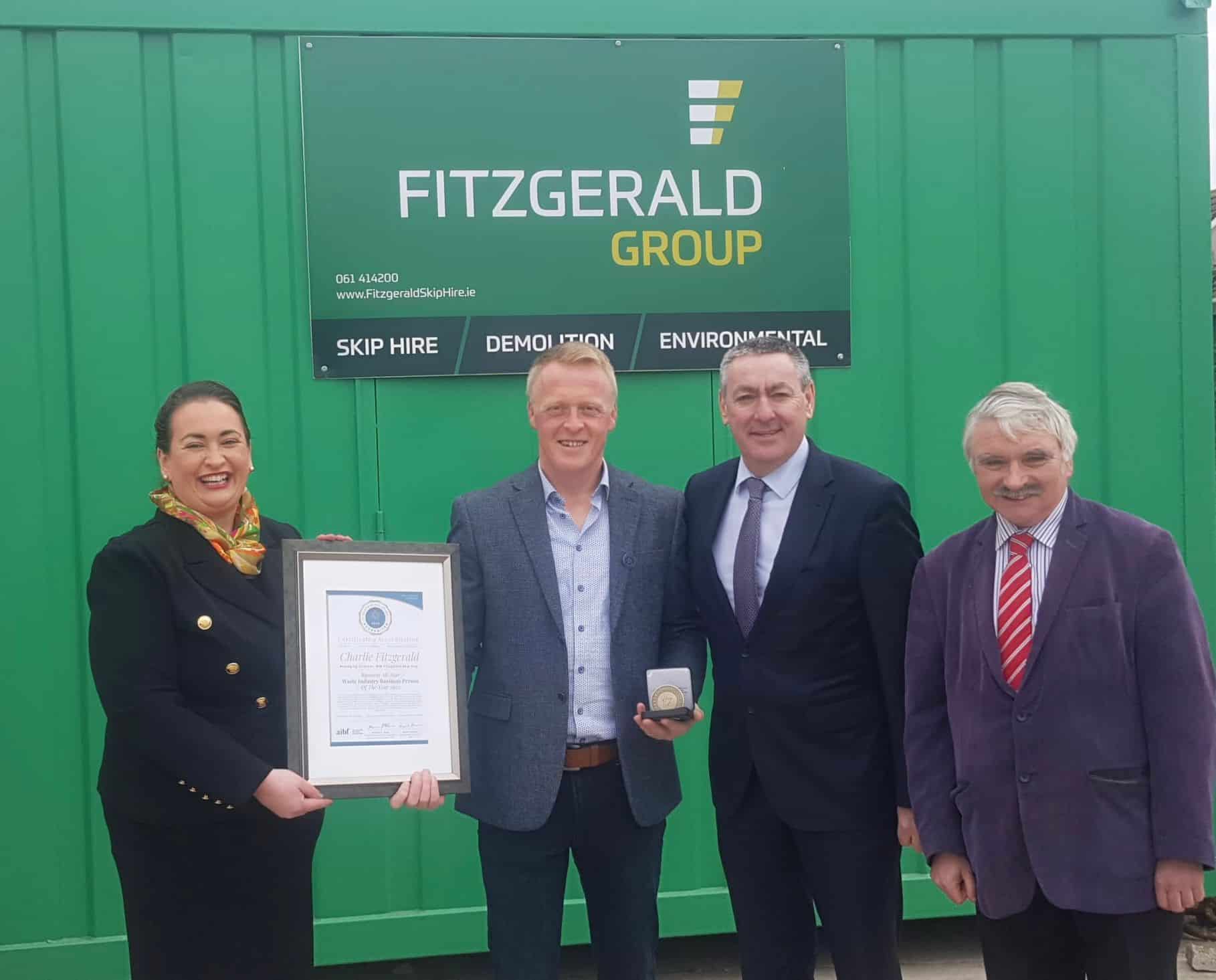 Limerick Businessman Honored as Ireland’s Waste Industry Leader