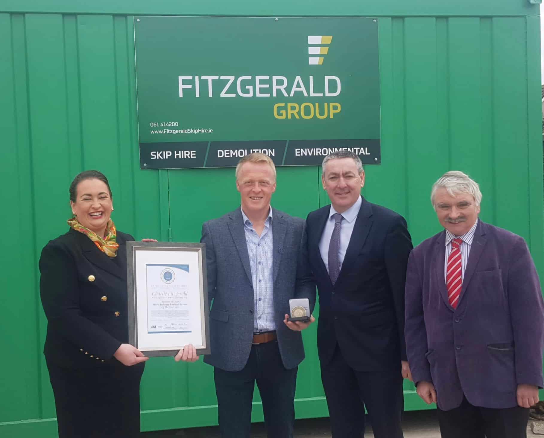 Limerick Businessman Honored as Ireland’s Waste Industry Leader